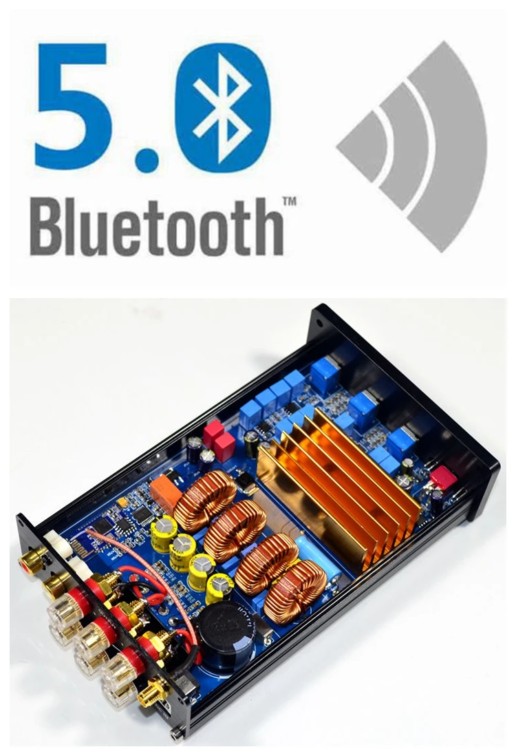2,1 усилитель Bluetooth 4,2/5,0 TPA3255 высокой мощности класса D Hifi Цифровой усилитель мощности 150 Вт+ 150 Вт+ 300 Вт