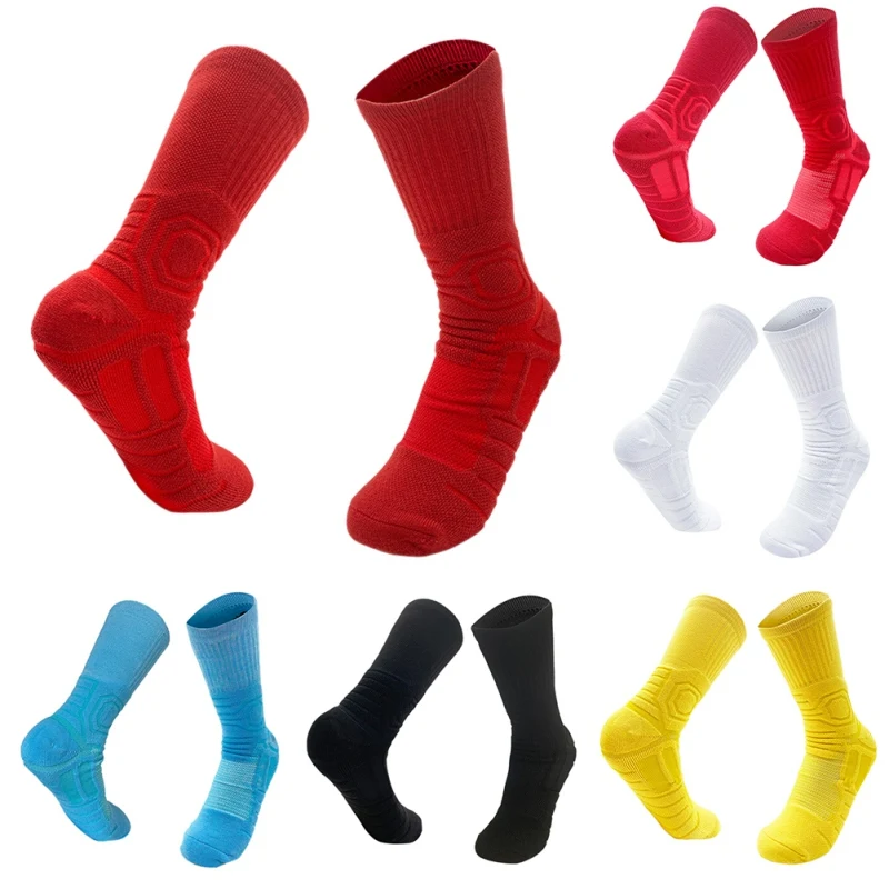 

Professtional Cycling Socks Sports Compression Socks Cotton Towel Bottom Men's Socks Men Outdoor Sports Elite Basketball Socks