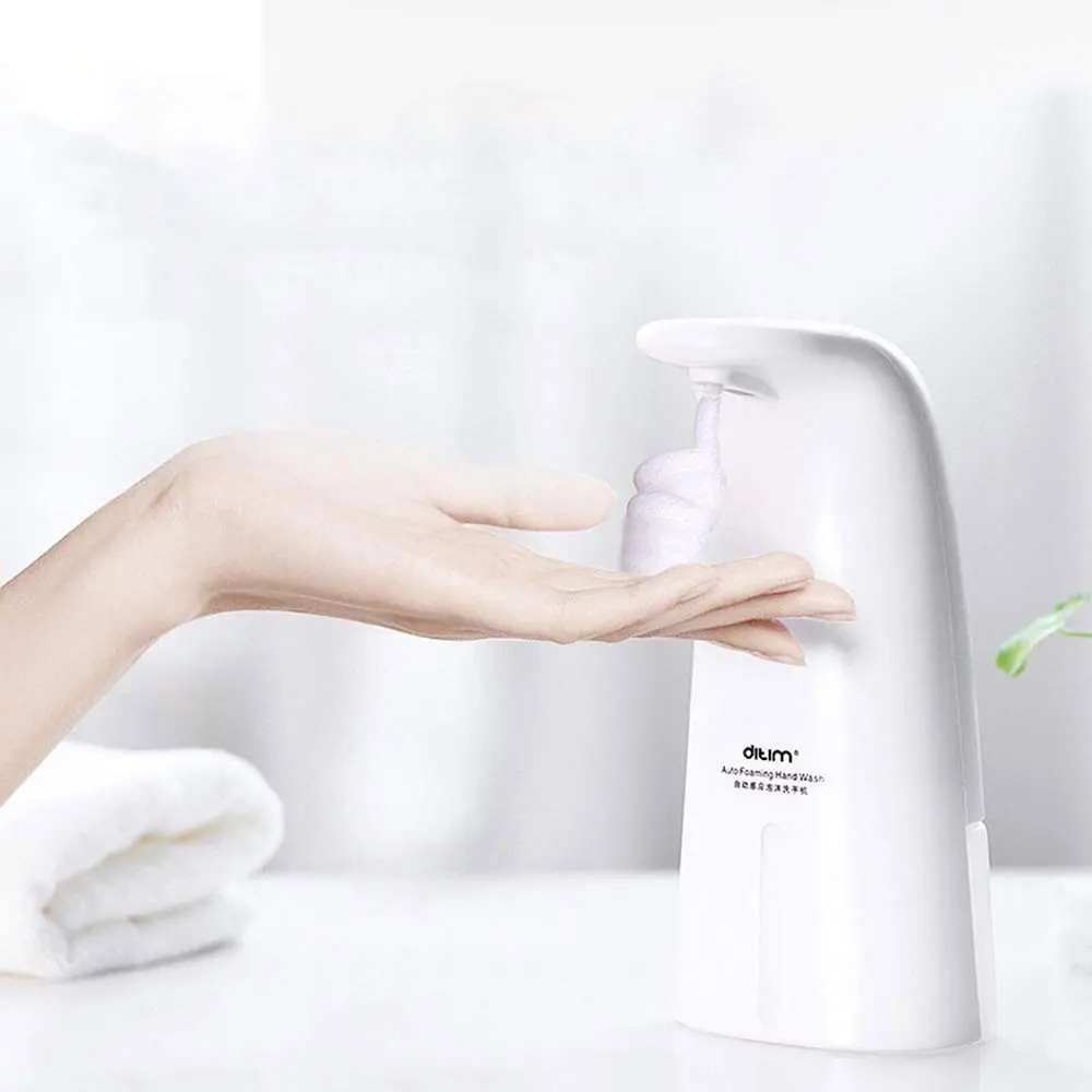

Non-Contact Automatic Smart Soap Dispenser Infrared Sensor Bathroom Liquid Soap Liquid Hand Sanitizer Dispenser White Pink