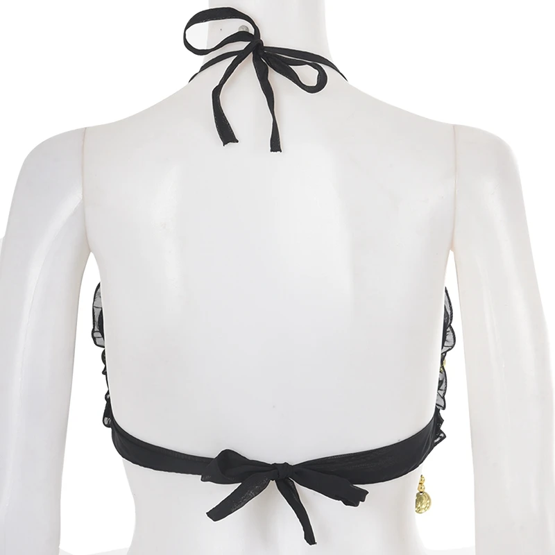 Сексуальный кружевной плиссированный шифоновый бюстгальтер для танца живота |