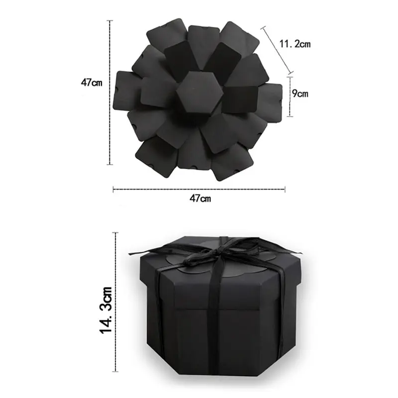 

Mothers Day Explosion Mystery Box DIY Wedding Explosion Gift Box Scrapbook DIY Photo Album Birthday Romantic Surprise Supplies