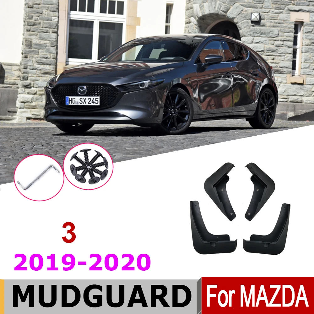 

Автомобильные Брызговики Mazda 3 2020 BM BN 2019 брызговики брызговик крыло брызговиков спереди и сзади для укладки автомобильные аксессуары