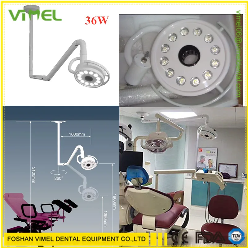 FSVIMEL 36 Вт светодиодное потолочное крепление хирургисветильник лампа для осмотра