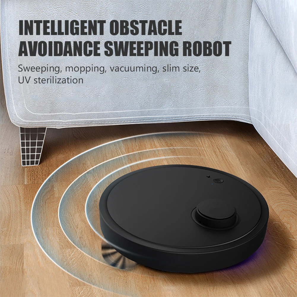 

OB12 Wireless Mini Dry Wet Mopping Clean Smart Robot Vacuum Cleaner Map Navigation Dust Collector Cyclone Filter For Home/Office