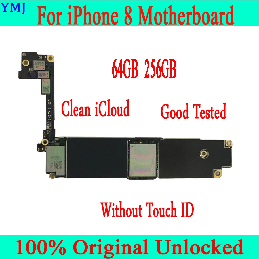 64 Гб/256 ГБ для iphone 8 4 7 дюйма материнская плата с/без Touch ID оригинальная
