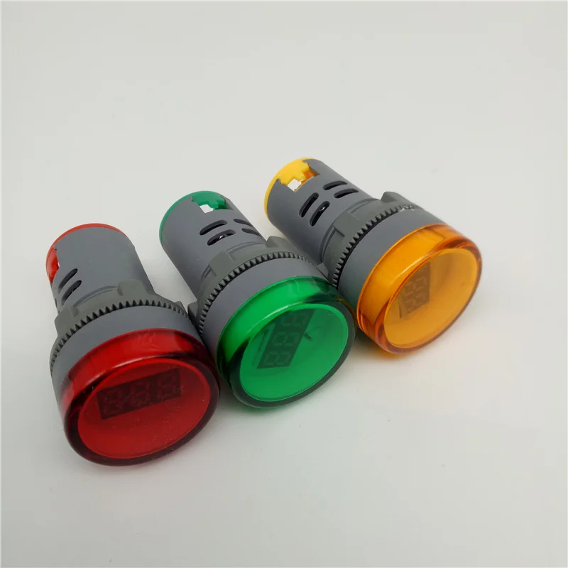 22MM AD16-22DSV type AC DC5-500V Mini Voltage Meter LED Digital Display Voltmeter Indicator Light Lamp Ammeter Hertz frequency |
