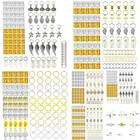 В переменного тока, 50-180 шт. металлический африканских волос кольца Бусины манжеты трубки подвески, дредлоки, для увеличения объема, дреды косы ювелирные украшения аксессуары
