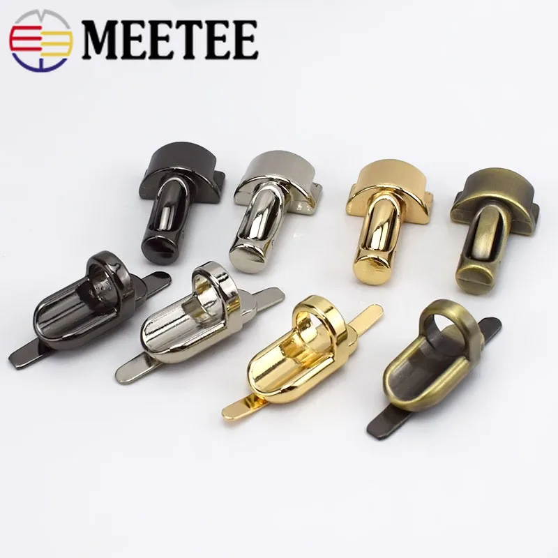 2/4/10pcs Metal DIY Clasp Turn Lock Bag Closure Twist Snaps Handbag Buckles Hardware Accessories E6-14 | Дом и сад