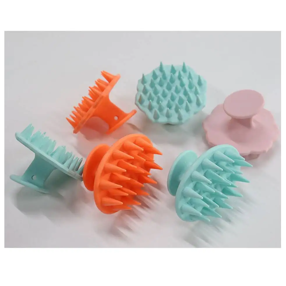 

Dog Massage Brush Comb Cleaner Massage Comb Grooming Wash Tools Soft Cat Clean Brush Tools pets Silicone Washing dog grooming