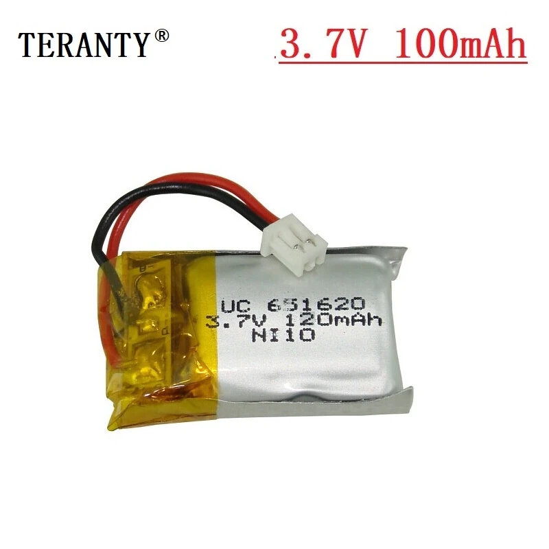 

Литий-полимерный аккумулятор 3,7 в 100 мАч для Cheerson Cx-10 Cx-10a Hubsan Q4 Wltoys V272 Mini Rc Quadcopter 1s аккумулятор для игрушечного дрона 1 шт.