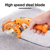 fabric cut machine 100mm rotating 27mm cutting height electric orange knife sharpening cutter cotton cloth electrical scissors