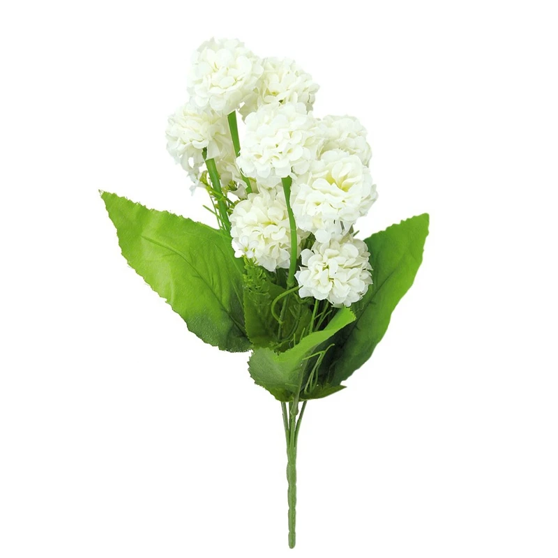 1 х искусственное моделирование гортензии цветок растение с 9 цветочными