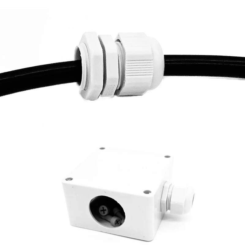 Водонепроницаемый Кабельный сальник нейлоновый Соединительный IP68 Пластиковый