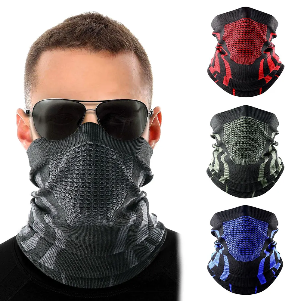 

Thermal Full Face Cover Winter Neck Warmer Breathable Riding Cycling Ski Tube Scarf Hiking Hood Men Women Windproof Bandana Mask