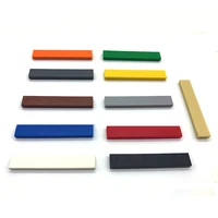 25pcs diy building blocks smooth 1x6 figure bricks 11colors educational creative toys for children size compatible with brand