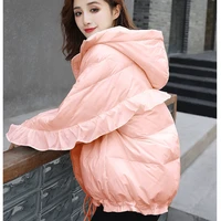 new loose short small cotton padded jacket female student ins cotton padded jacket