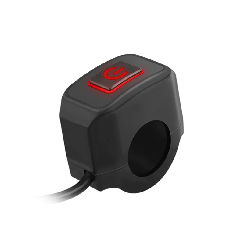 Водонепроницаемая кнопка переключения Руля Мотоцикла со светодиодный