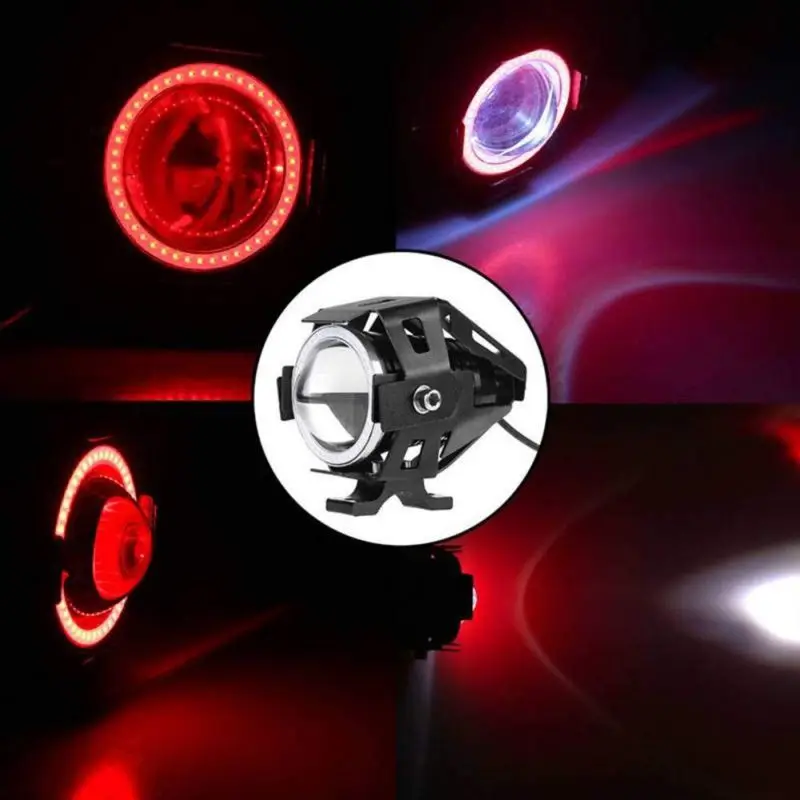 Hot 2Pcs 125W Motorcycle Headlight Spotlight Super Bright LED Bicycle Light Accessories Auto Work Fog | Автомобили и мотоциклы