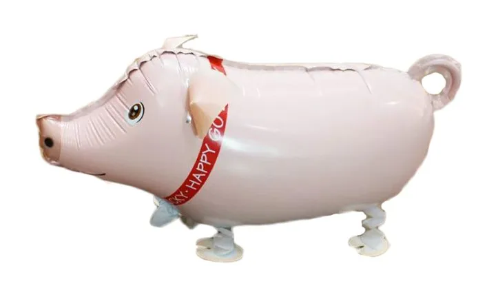 5 шт. разные виды шагающих воздушных шаров утка корова петух свинья овца ходячие