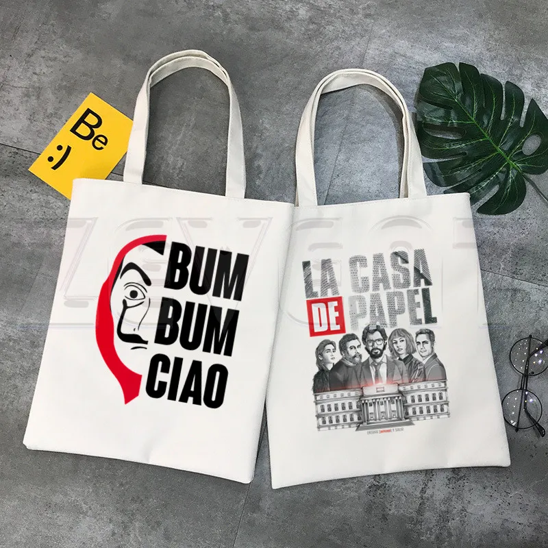 La Casa De Papel Для женщин Дамская хозяйственная Bella Ciao денег Сумки из натуральной кожи