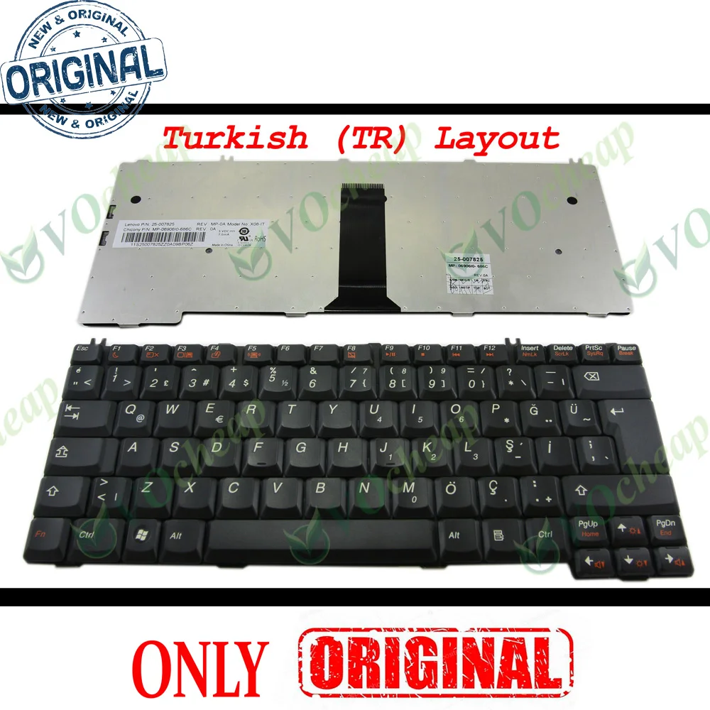 

Новая клавиатура для ноутбука Lenovo 3000 C100 C200 F41 C460 C466 F31 G430 G450 G530 K41 K42A Y330 Y530 V450 V550