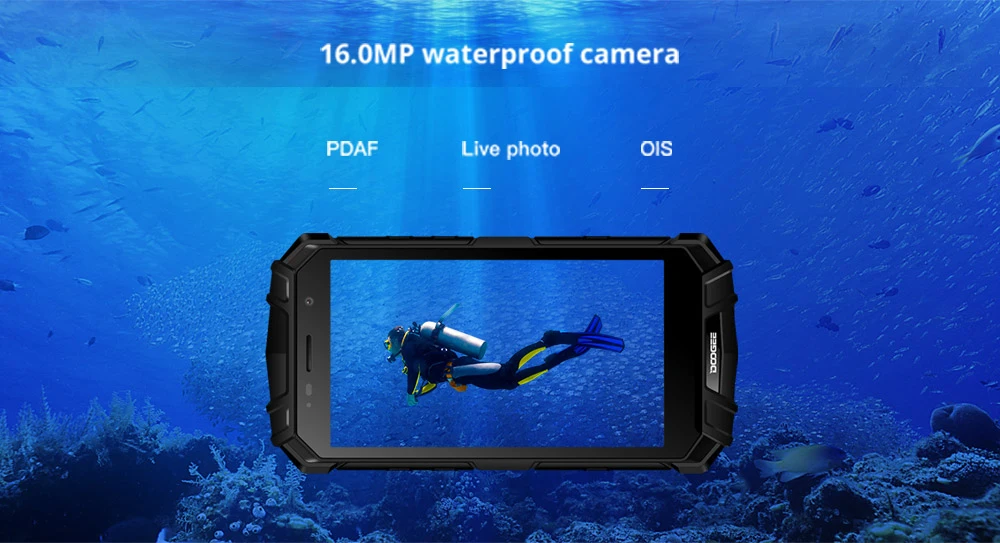 DOOGEE S60 Lite IP68 беспроводной зарядный смартфон 5580 мАч 12V2A Быстрая зарядка 16MP 5,2 ''FHD MTK6750T Восьмиядерный 4 ГБ 32 ГБ NFC телефон