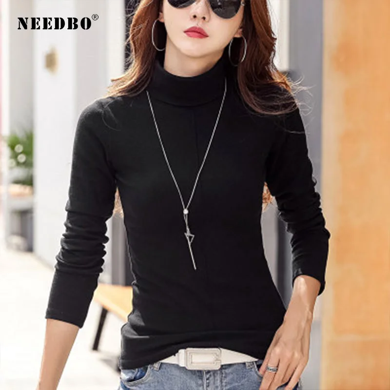 Женский свитер с высоким воротником эластичный мягкий облегающий оверсайз