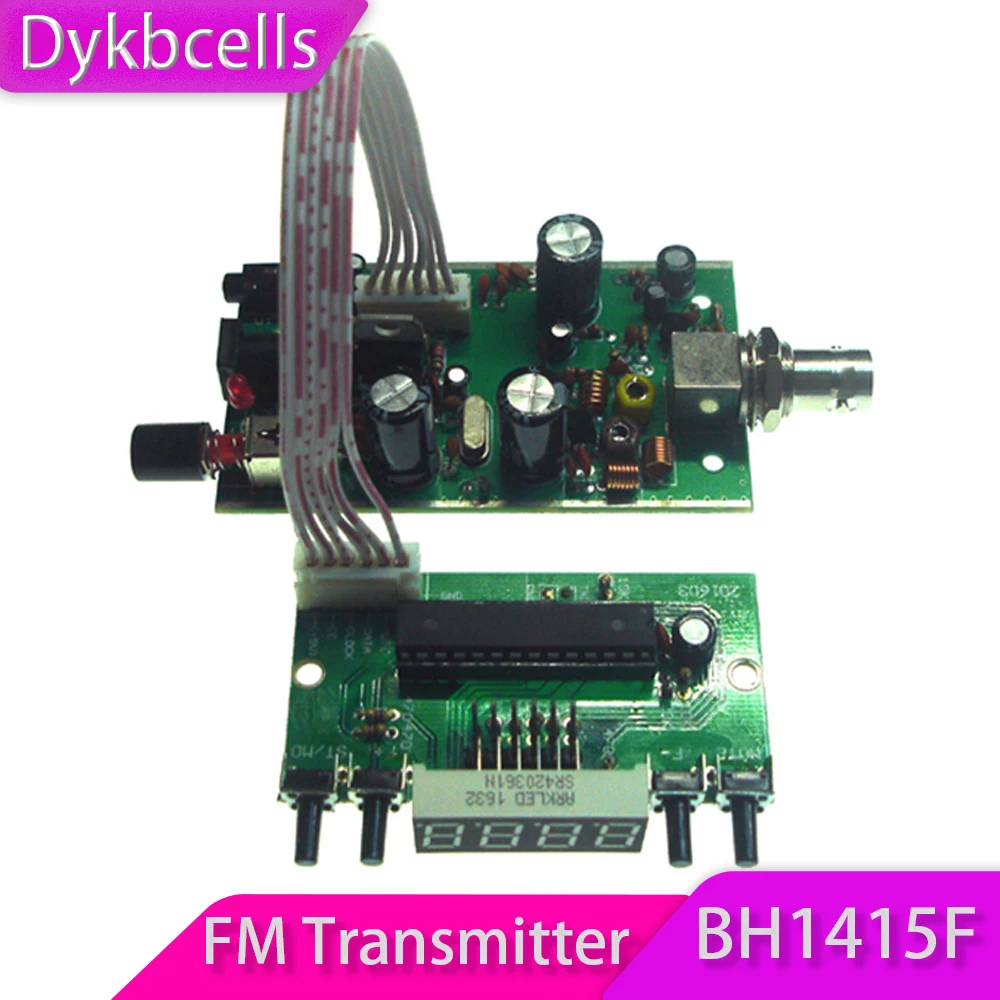 Цифровой светодиодный FM-передатчик Dykbcells DC 12 В 5 PLL модуль 88-108 МГц для радиостанции