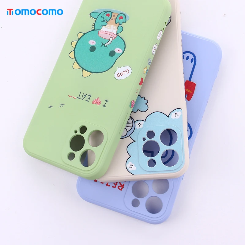 

Cartoon Clown Liquid Silicone Phone Case For iPhone 11 12 Pro Max Mini X XR XS 7 8 Plus Design Of The Side Protective Cover