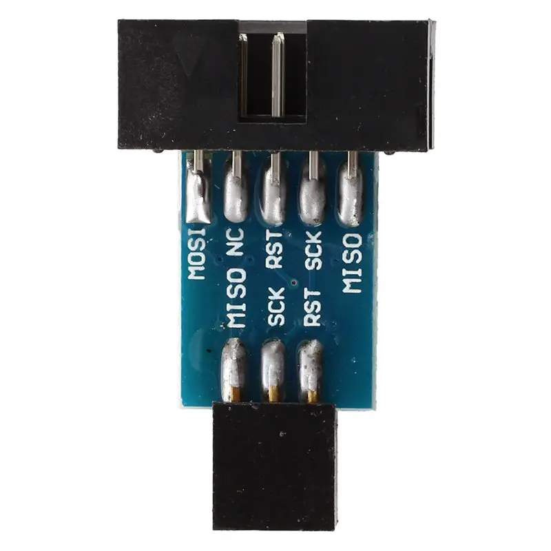 10 Pin на 6 плата адаптера M/F для AVRISP USBASP STK500 черный синий|Кабели| |