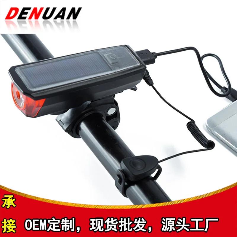 Велосипедный интеллектуальный свет фары динамик Солнечный USB зарядка горные для