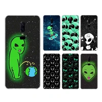 lovely funny alien case for redmi note 7 8 8t 9s cover for redmi note 9 10 pro max 10s 6 5 9t transparent printing coque