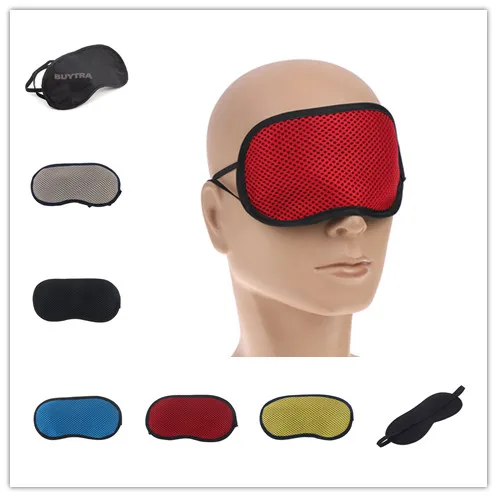 

1PC Bamboo Charcoal Sleep Eye Mask For Travel Rest Adjustable Length Sleeping Aid Blindfold Bandage Eyepatch Gift