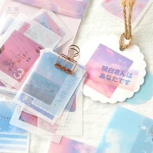 Mohamm 40 шт альбом для декоративных наклеек Скрапбукинг бумажная наклейка хлопья стационарные офисные аксессуары товары для искусства