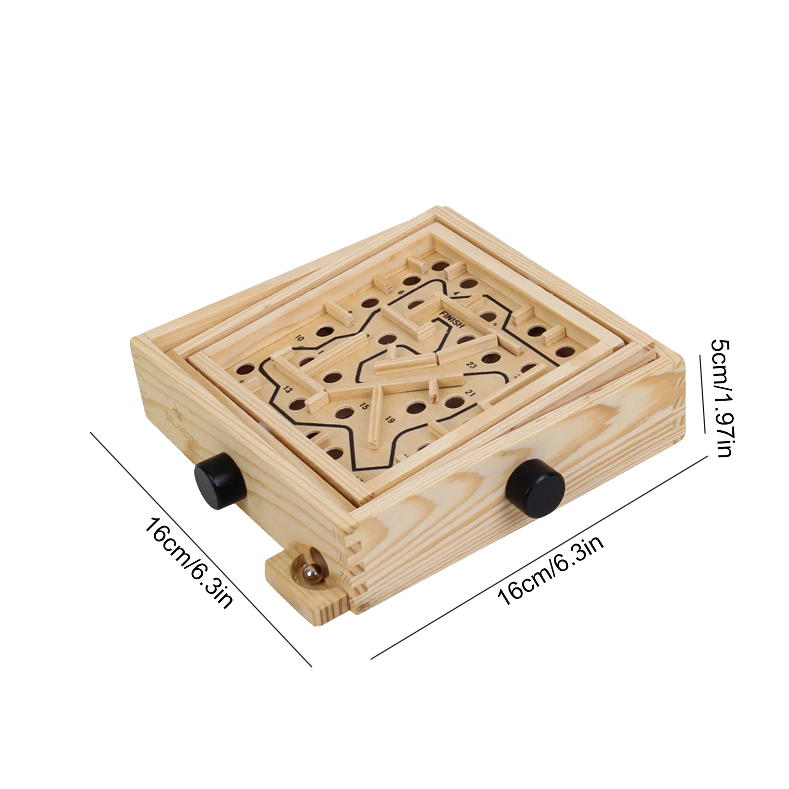 

Mini Wooden Maze Labyrinth Board Game Toy With Desktop Balance Ball Handcrafted Fun Puzzle Toys Antistress Toys For Children