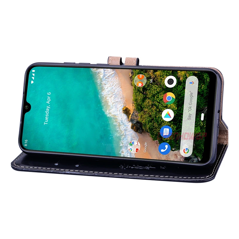 Чехол-книжка для Xiaomi Redmi Note 8 Pro T 7 7A 8A K20 Mi 9T CC9E A3 A2 Lite кожаный | Мобильные телефоны и