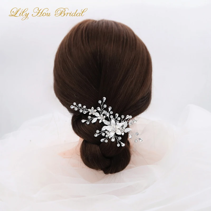 

Charming Handmade Hair Pin Crystals Wedding Bridal Accessories Fascinator Headpieces Decoration