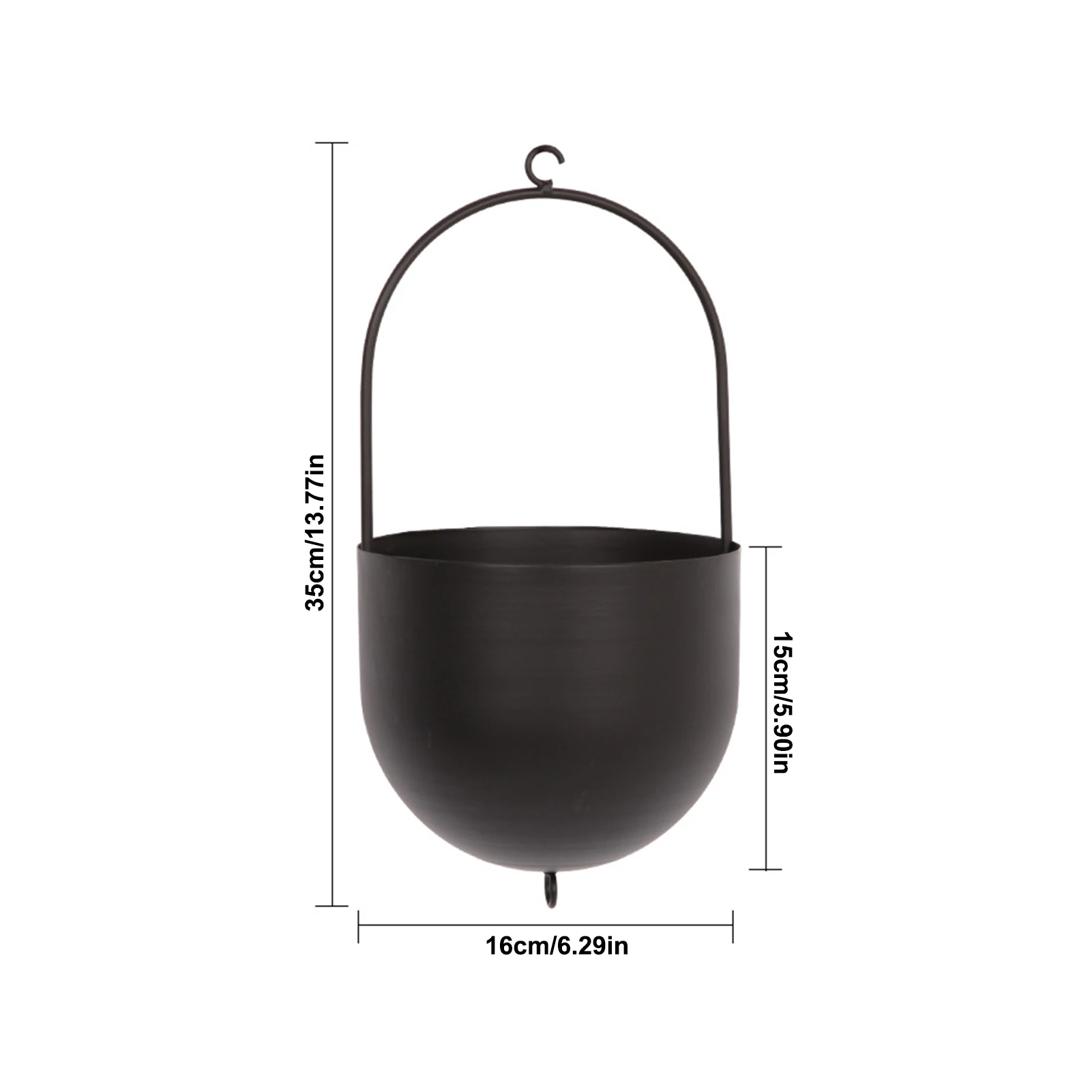 

Iron Hanging Flower Pot Decorative Swinging Flower Basket Wall Hanging Flower Pot Decorative Hanging Basket Wall Mount for home