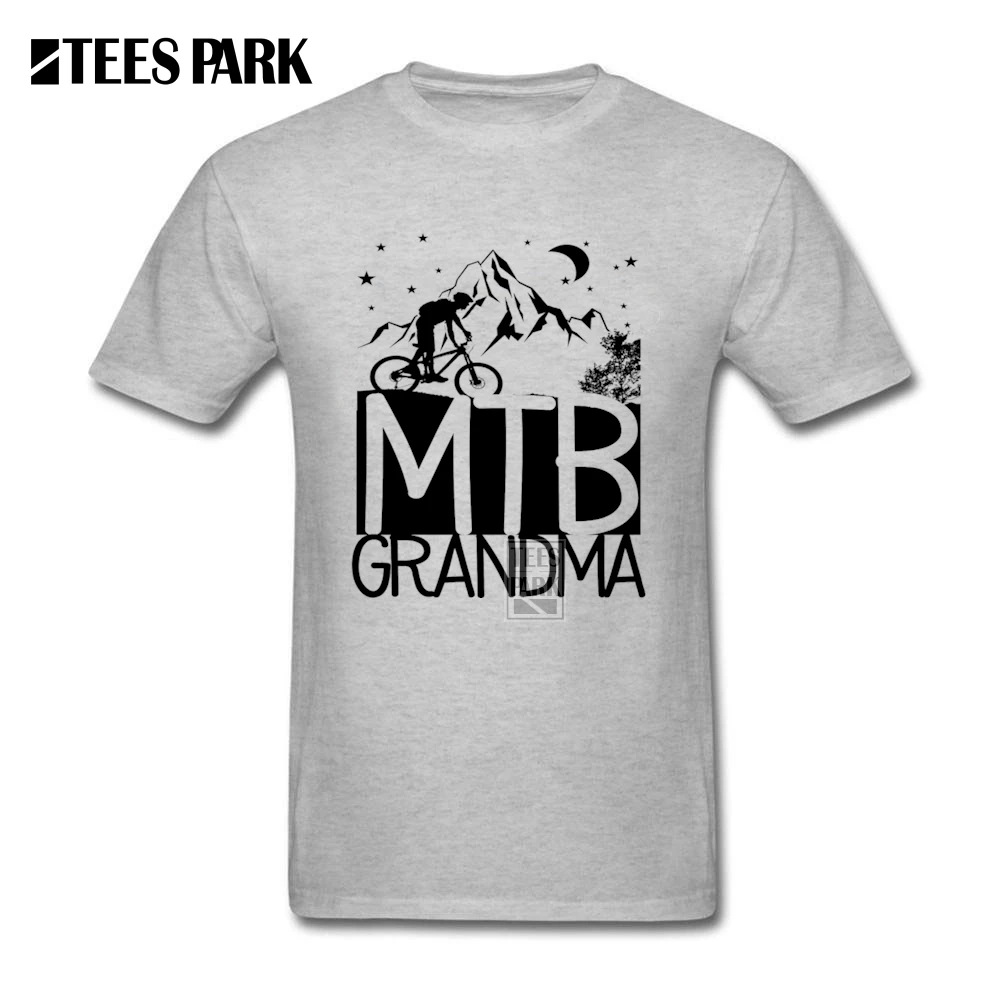 Мода 2019 топы и тройники MTB grandma Мужчины Горный велосипед натуральный хлопок с