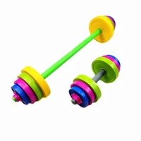 selfree adjustable weights children barbell set kids dumbbell set bodybuilding exercise equipment training muscle kids gym home