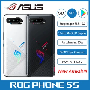 Original Asus ROG Phone 5S 5G Gaming Phone 6.78" 144Hz Display
Snapdragon 888 Plus 6000mAh Fast Charging 65W ROG 5S Smartphone