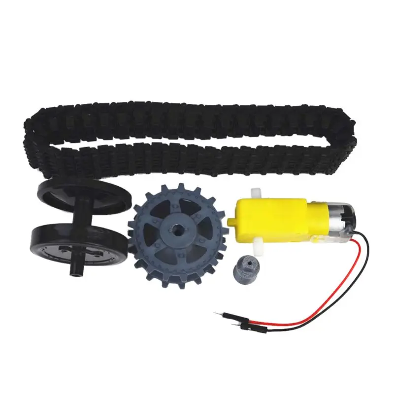 

Smart Tank DIY Parts Tank Track Conveyor Belt TT Motor Drive Wheels Accessories