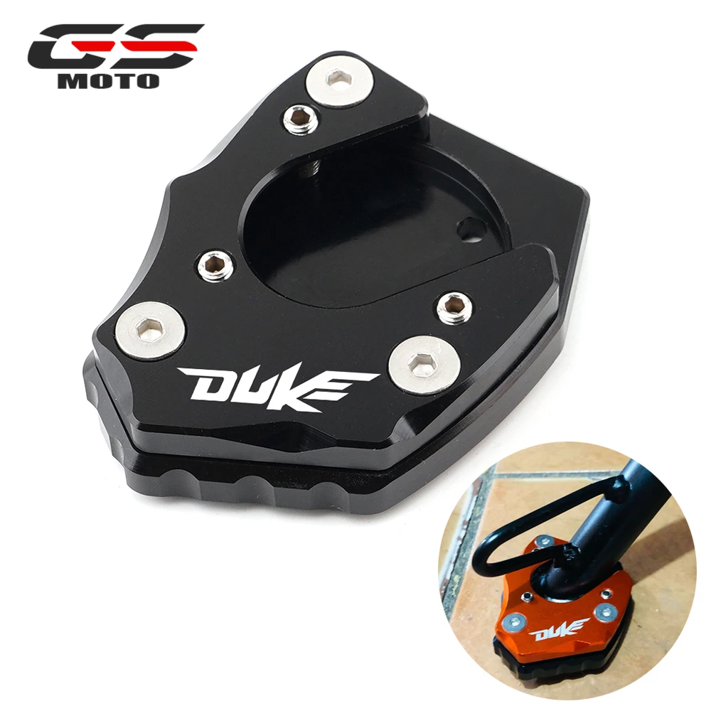 

For KTM DUKE390 RC390 DUKE 125 200 390 RC 390 Duke125 Kickstand Extension Pad Foot Side Stand Enlarger Motorcycle Accessories