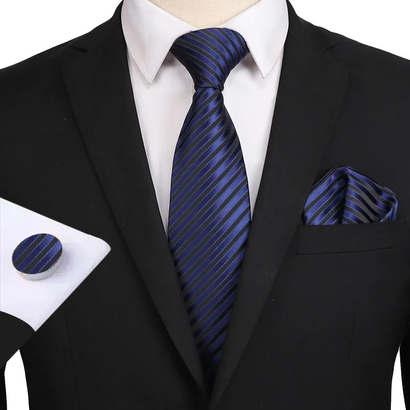 

Three-Piece Set Men's Business Tie Geometric Formal Wear Tie2021 New