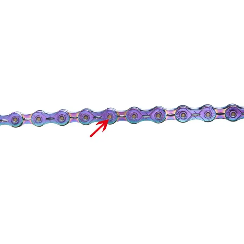 

12 Speed Rainbow Colorful SLR Bicycle Chain Half Full Hollow Durable Missing 126 Links for MTB Mountain Road Bike Parts