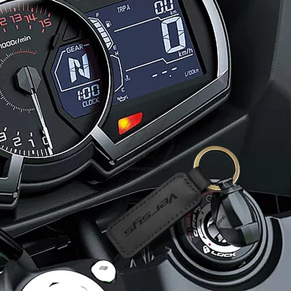 Брелок из воловьей кожи для мотоцикла чехол ключей Kawasaki Versys X 300 650 400