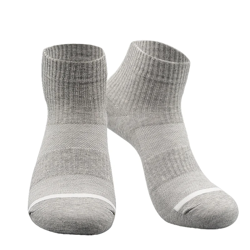 Однотонные носки до щиколотки для мужчин и женщин сетчатые антибактериальные с