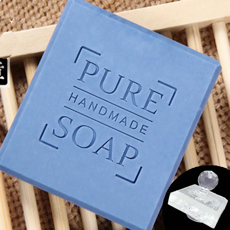 Серия букв английского алфавита прозрачный акриловый штамп для мыла печать