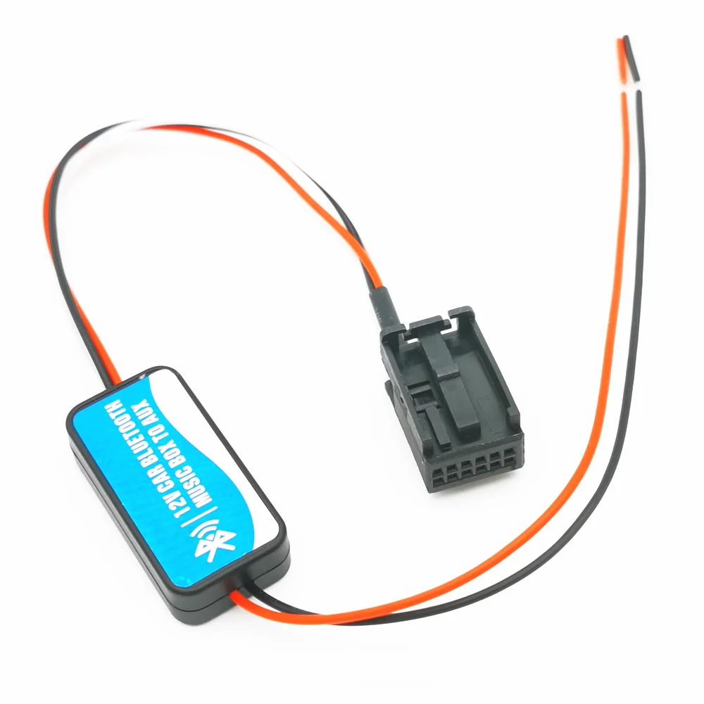 Черный пластиковый модуль порта с 12 контактами для Bluetooth, Aux, радиокабеля и адаптера приемника для Ford Focus, 6000CD, Mondeo, Fiesta, Fusion, Galaxy.