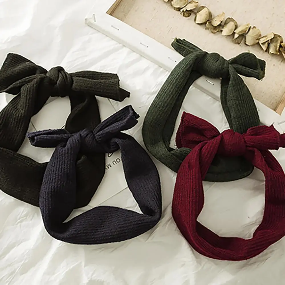 Регулируемые Детские повязки на голову из хлопка для девочек|Аксессуары| |